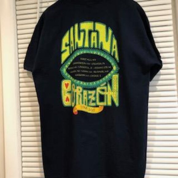 Santana Corazón 2015 Tour T-Shirt Size L. - Picture 3 of 16
